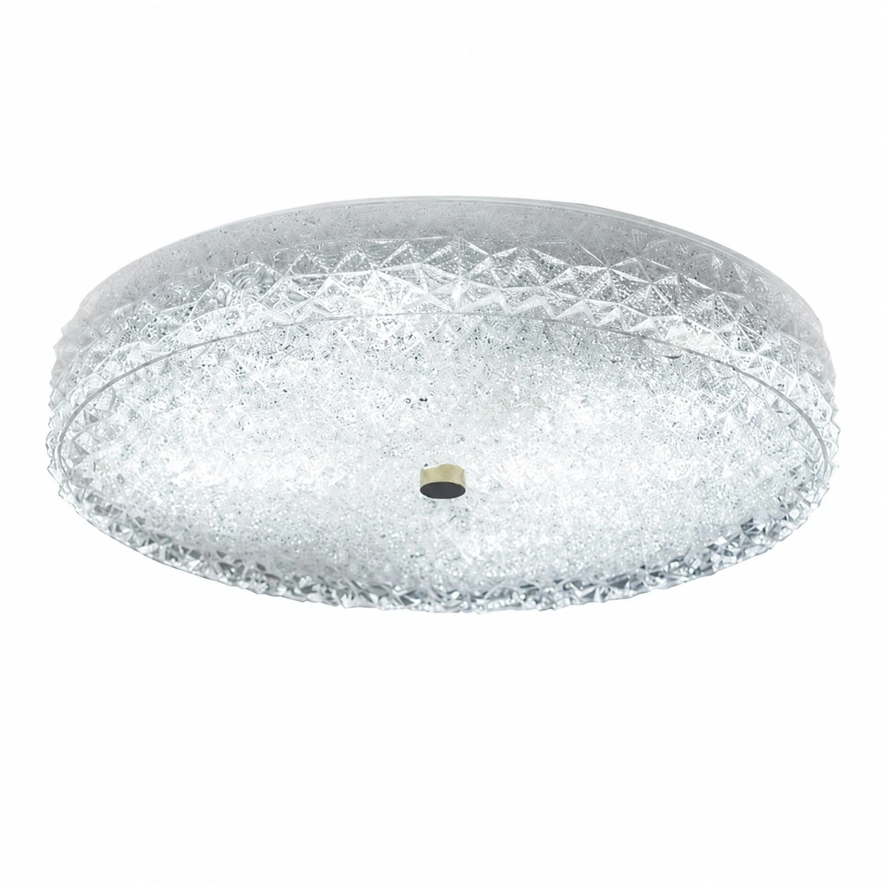 Plafonnier moderne en verre taillé