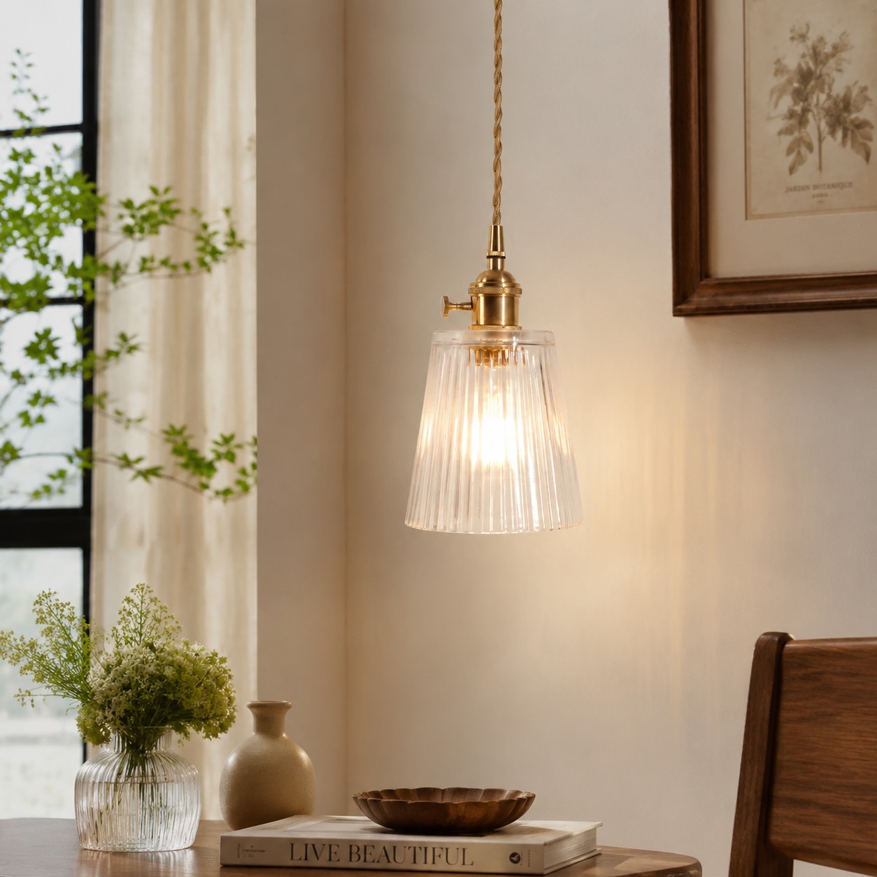 Style L Clear · in a warm interior