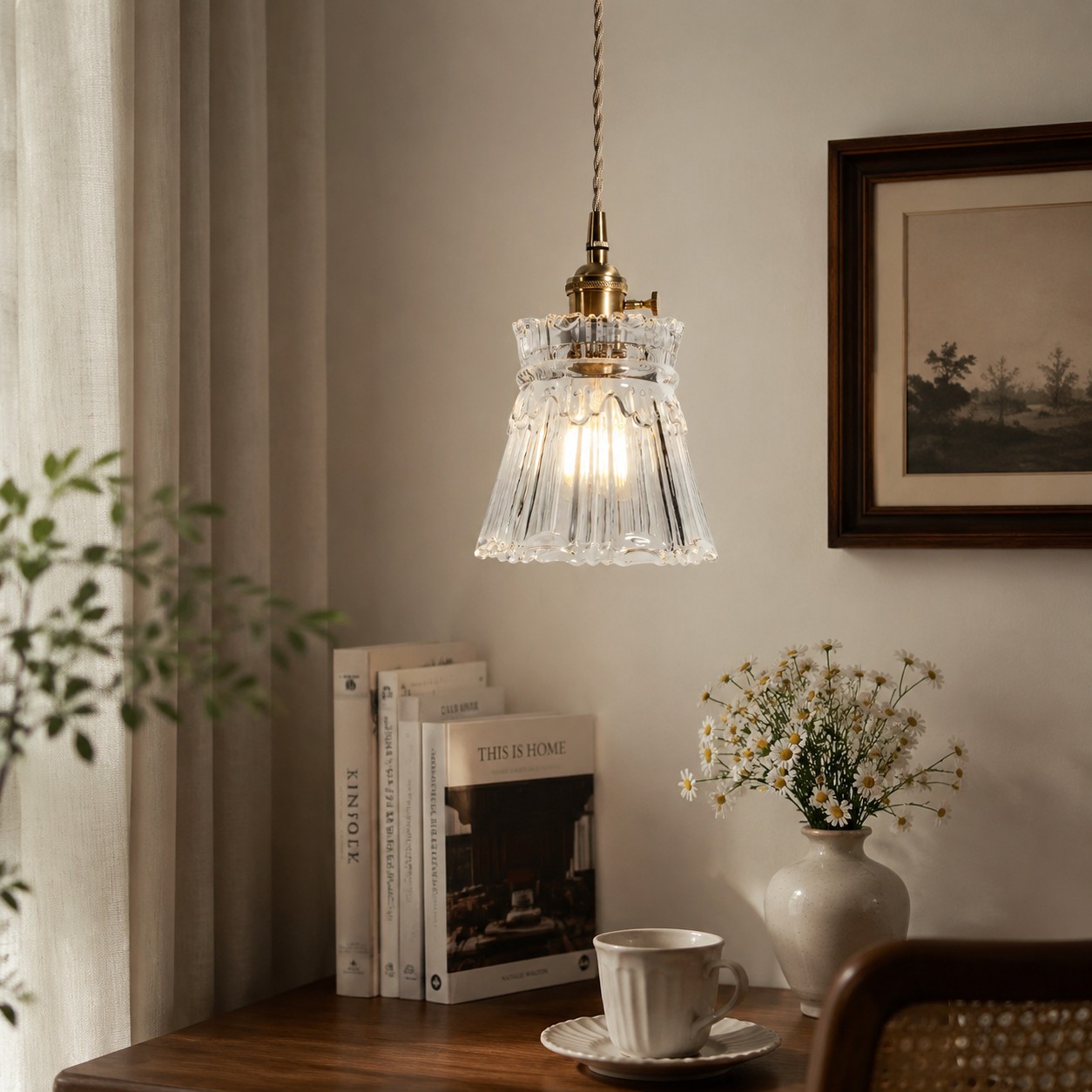 Style M Clear · in a warm interior