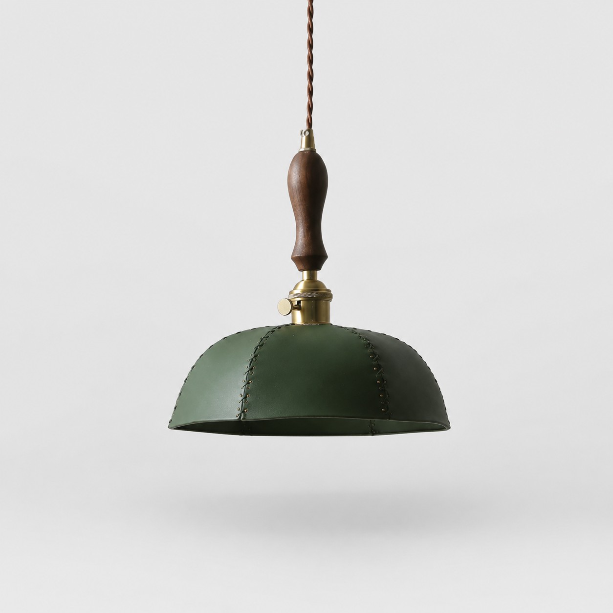 Verde scuro / senza cristallo / D 23 cm / 9,1 pollici