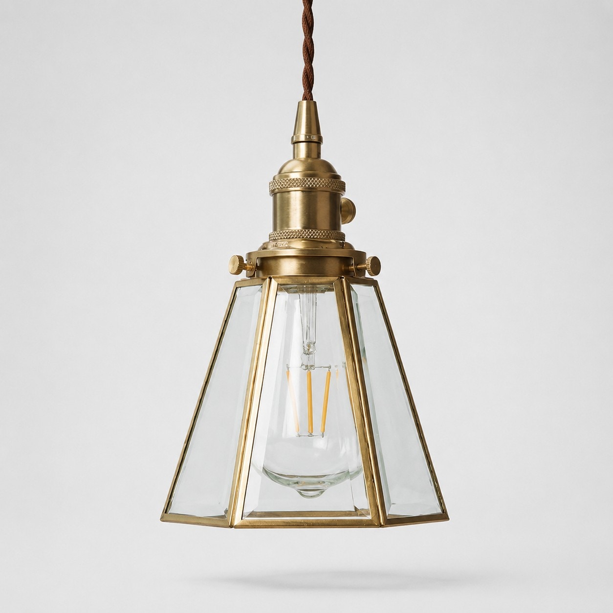 Vetro trasparente Ottone