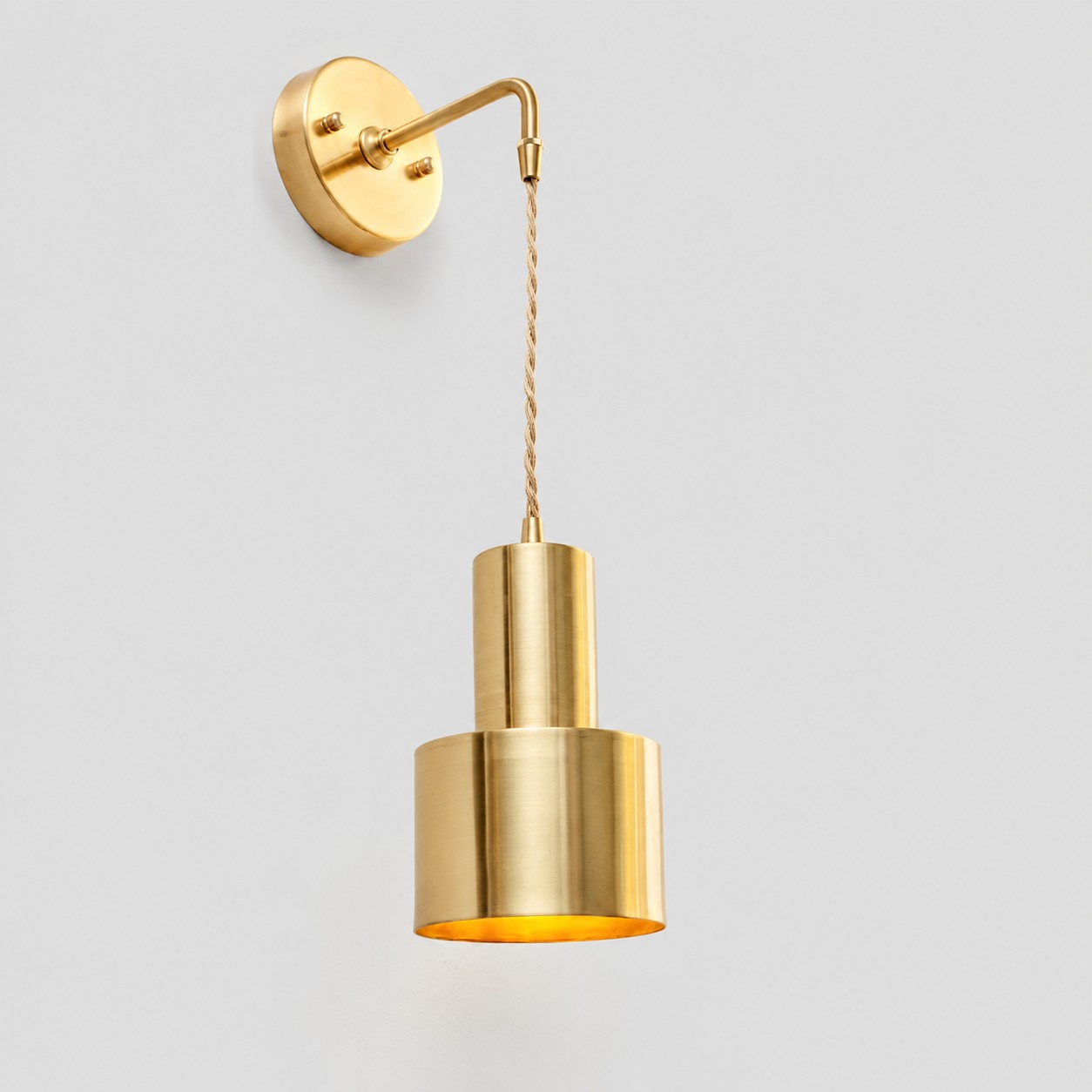 Paralume in ottone/oro / 1206HW