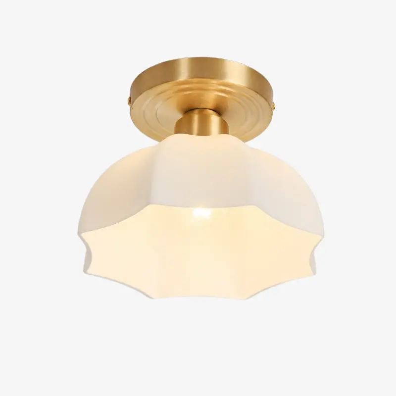 Styl A, lampa sufitowa z mosiądzu