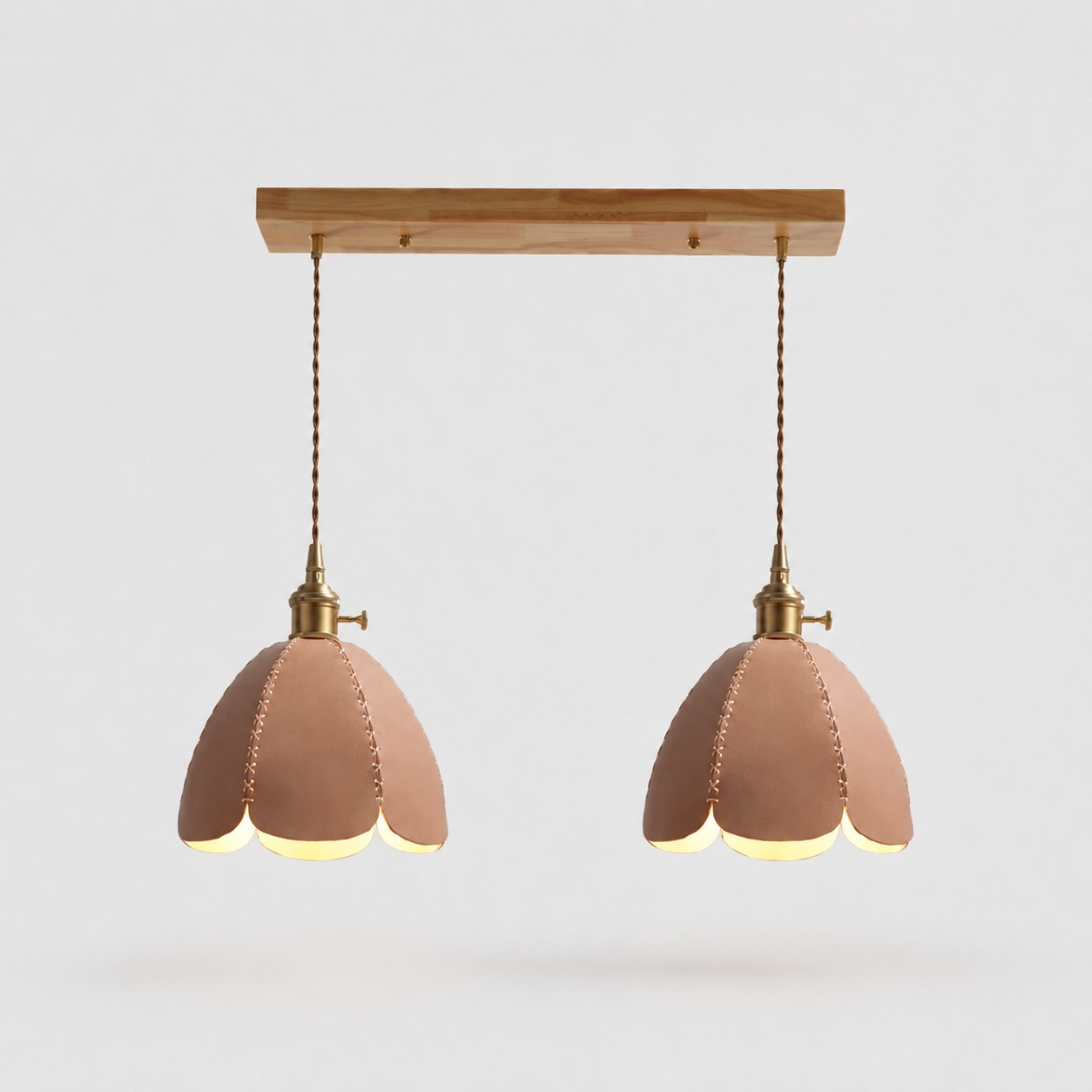 Lampada a sospensione lineare a 2 luci / Luce naturale