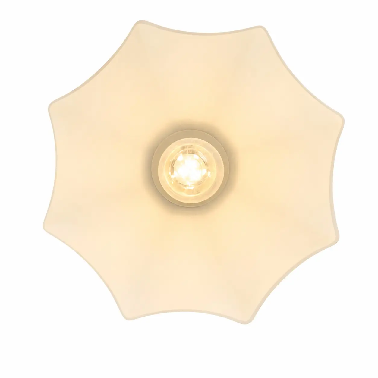 Szczegóły spodu lampy sufitowej