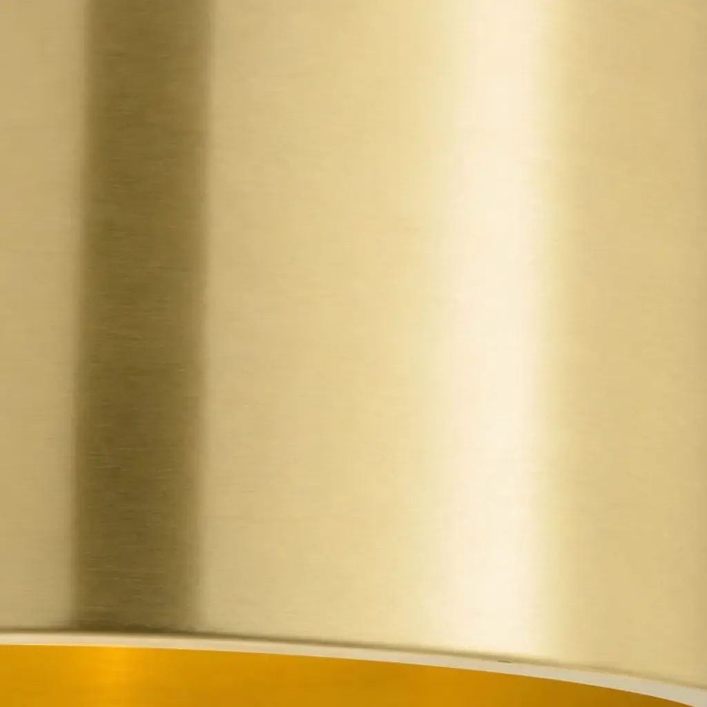 Detalhe da textura de latão escovado