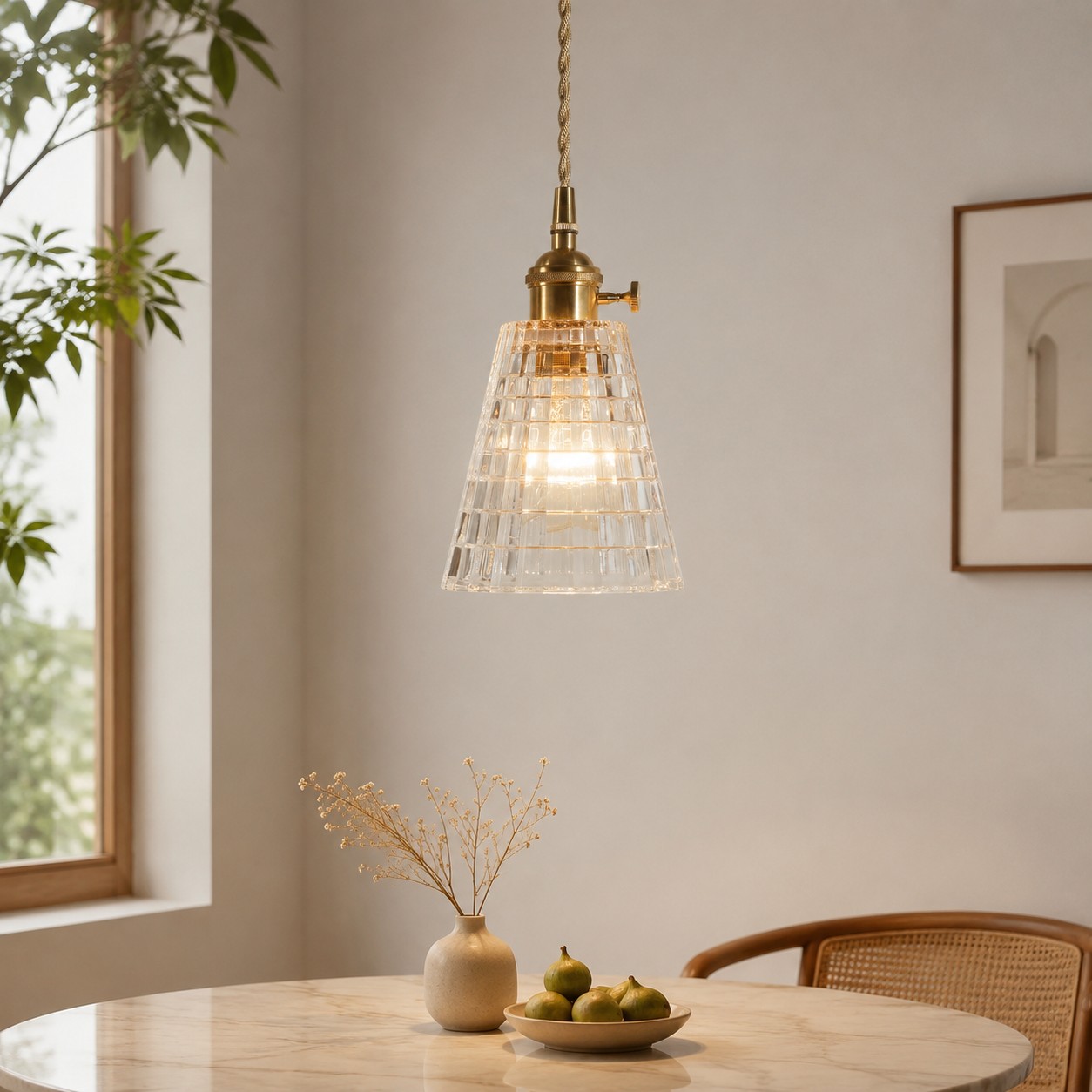 Style E · in a warm interior