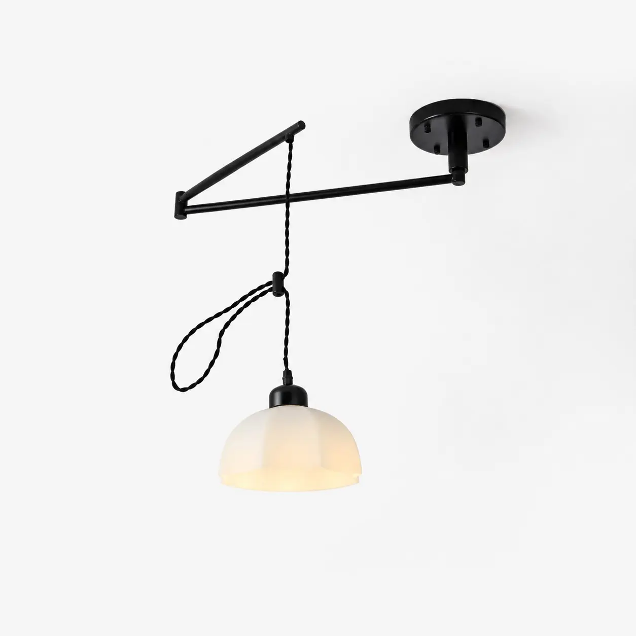 Suspension à une lumière style noir A