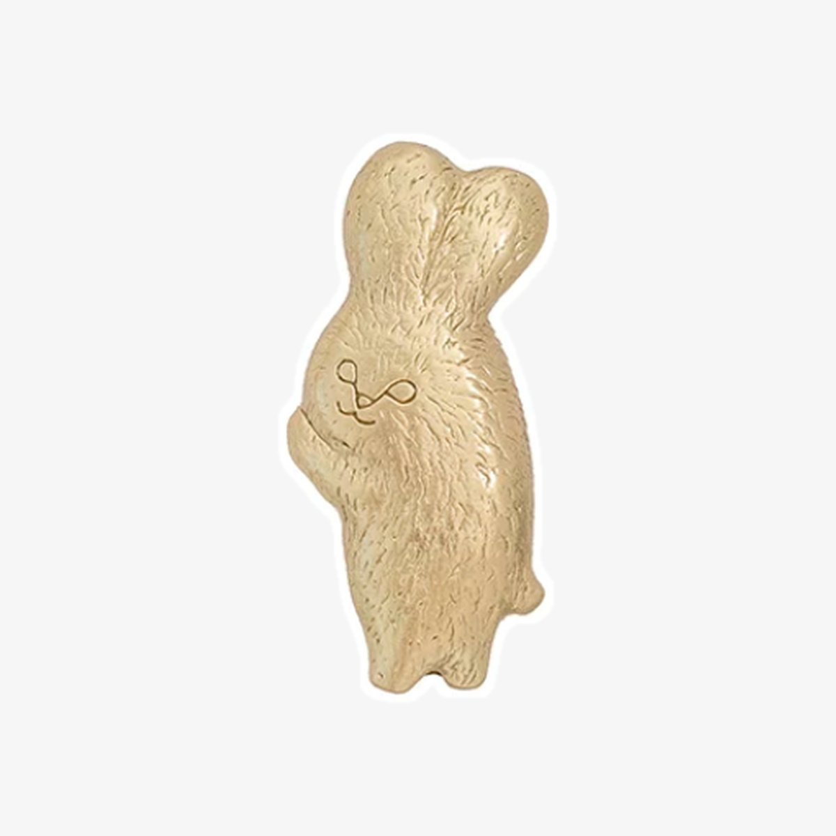 Rabbit Size C brass animal cabinet knob