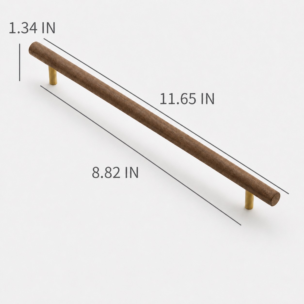 Walnut handle 8.82 in