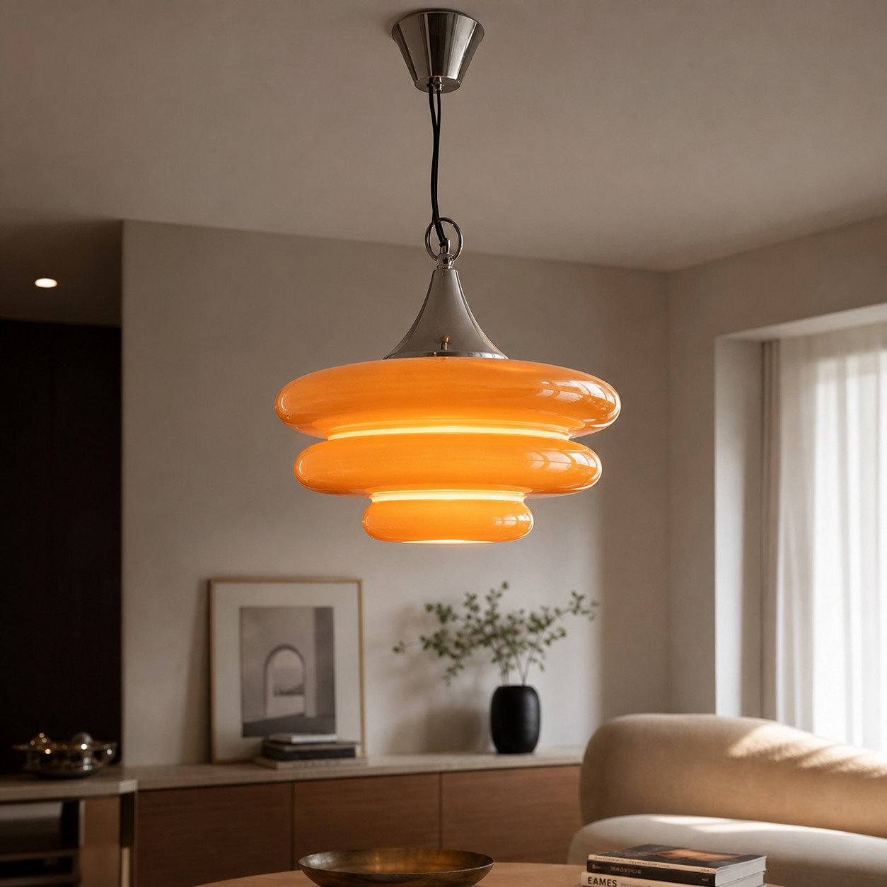 A small focal point for warm, edited interiors