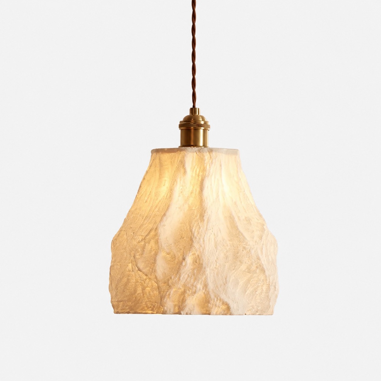 Lampa wisząca ceramiczna Cloud Fold, białe tło, obraz SKU