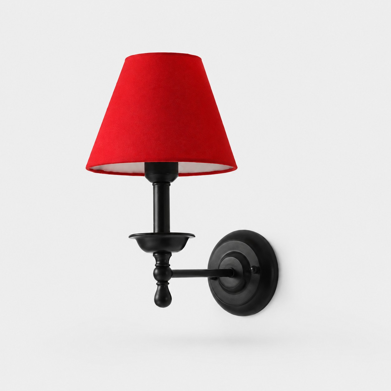 Conical / Red / Wrought Iron