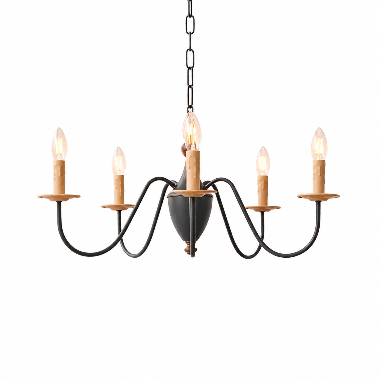 Lustre francês de 5 luzes com 60 cm (imagem do produto)