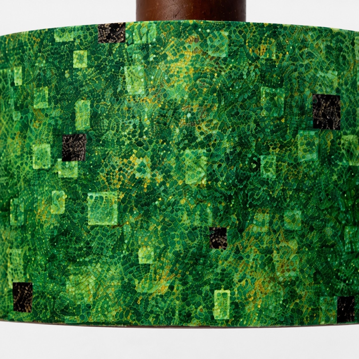 Green gilded fabric texture