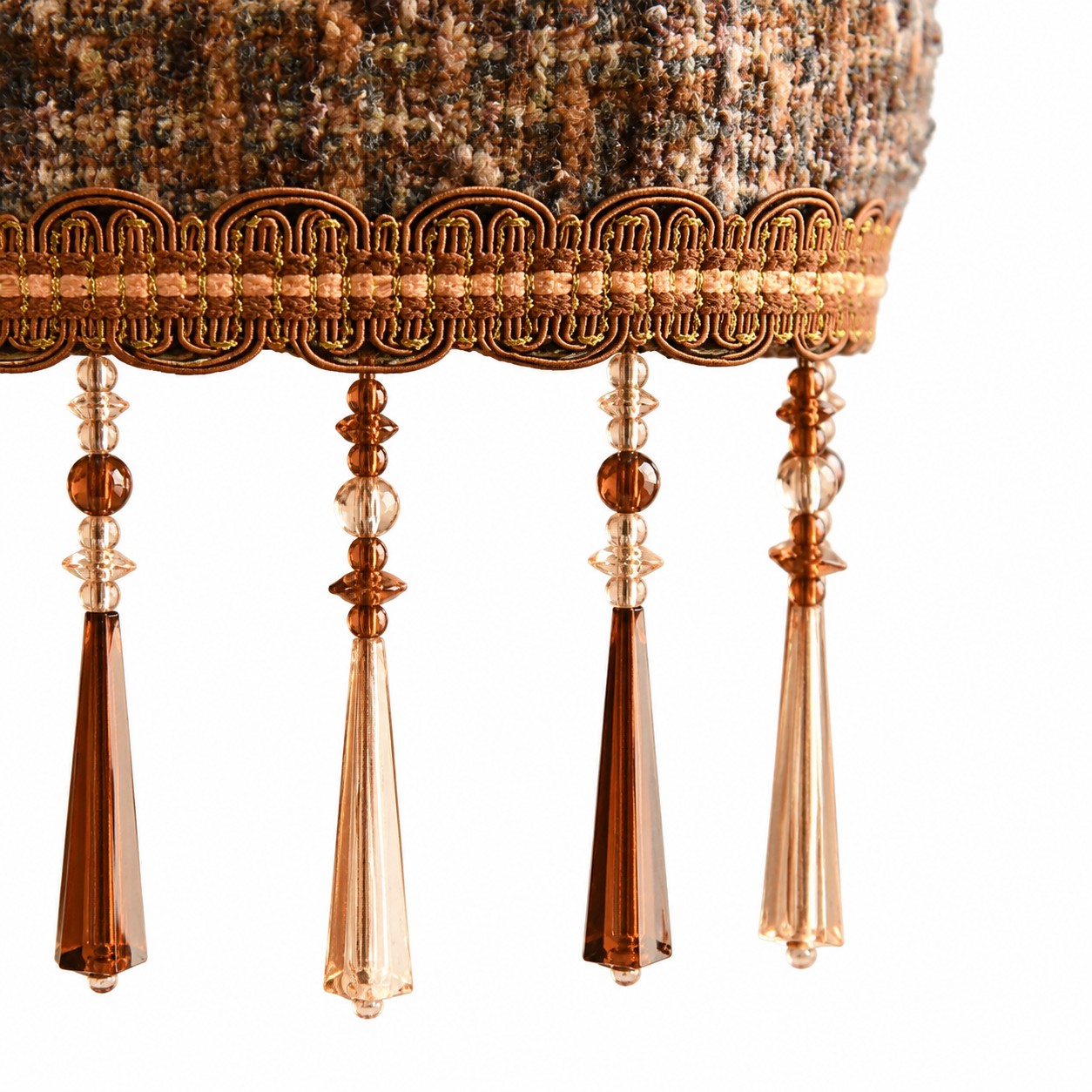 Decorative fringe and trim detail
