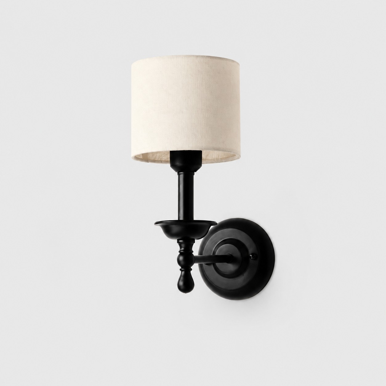 Conical / White / Wrought Iron