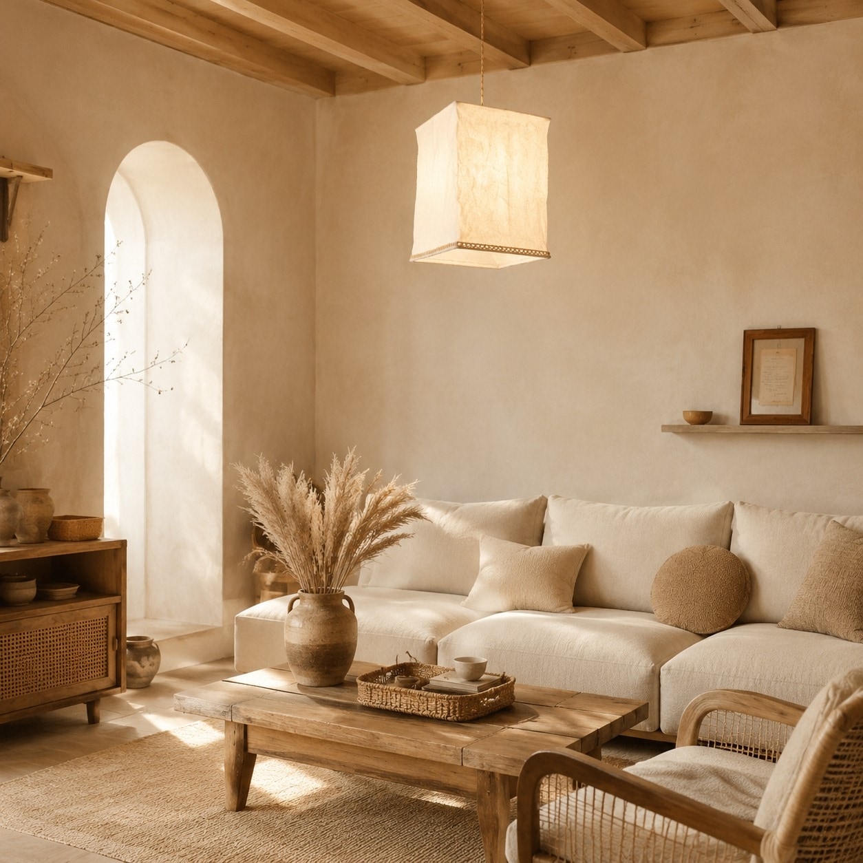 A softened focal point for calm, natural interiors