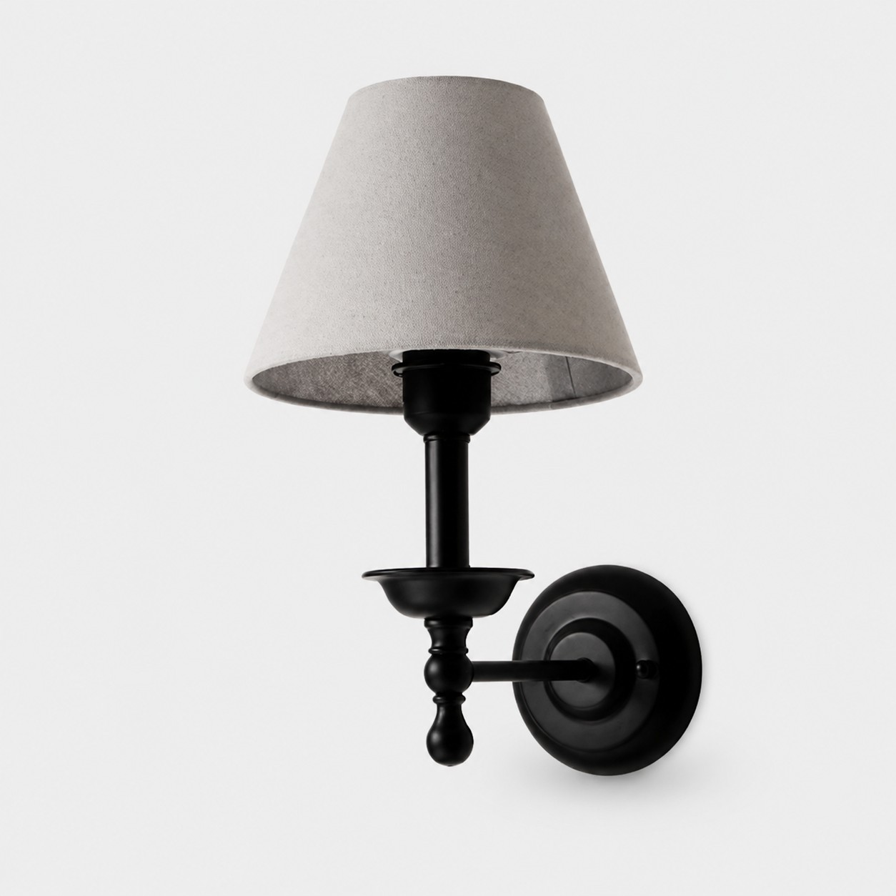 Cylindrical / Gray / Wrought Iron