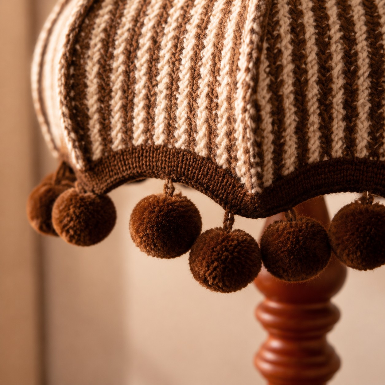 Scalloped Fabric Shade