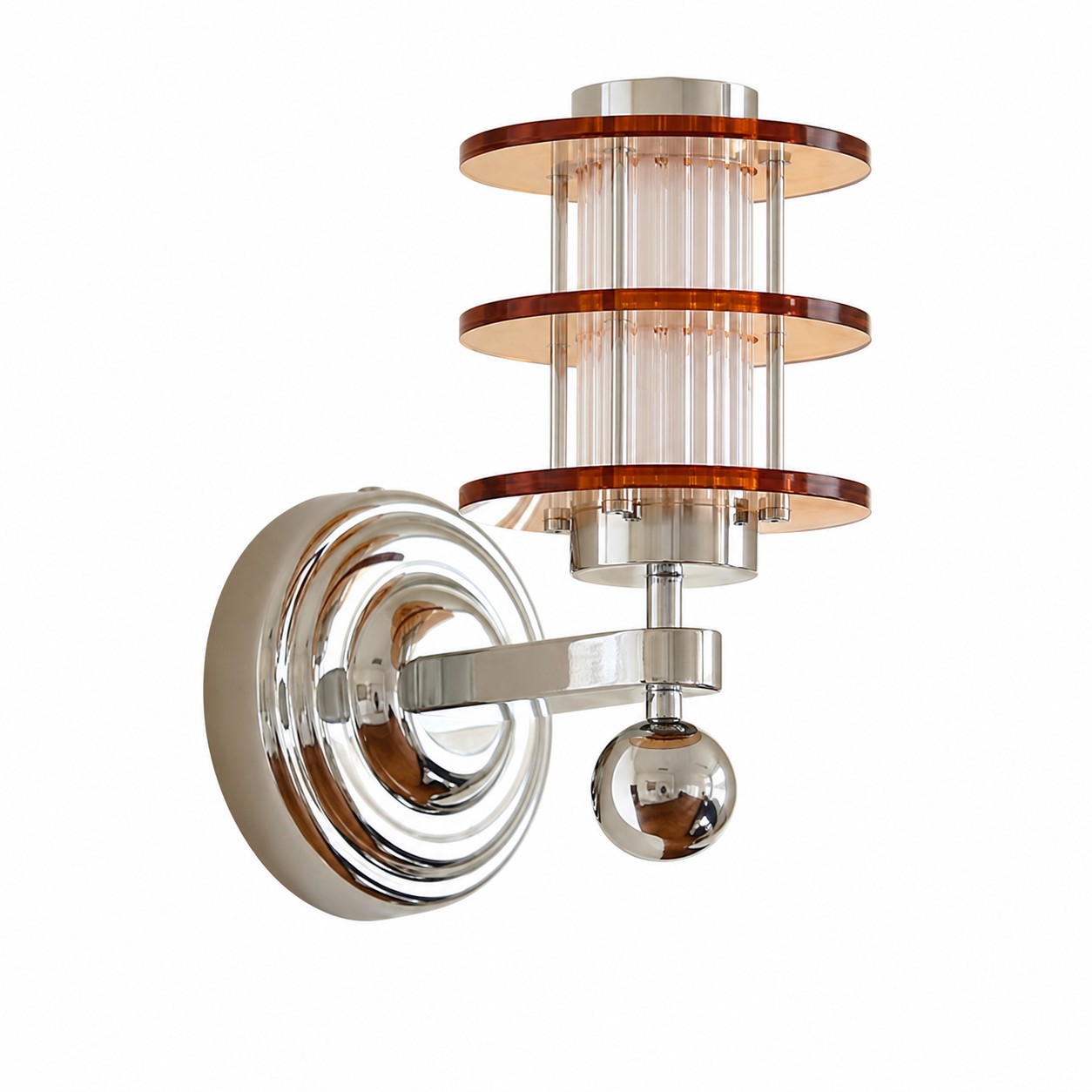 Round tea three-color 16W wall sconce SKU