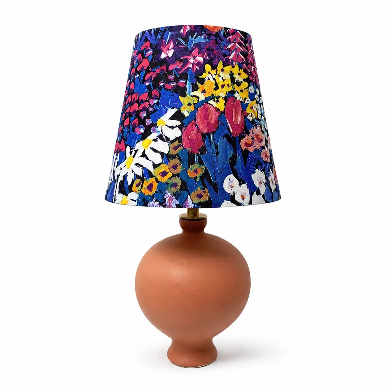 Painter floral table lamp style