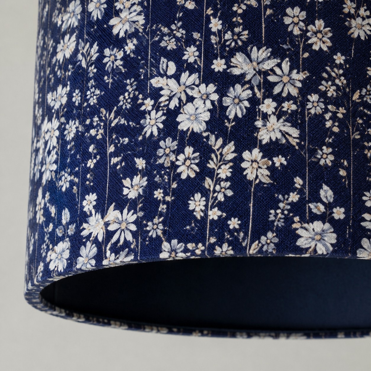 Fabric shade edge detail
