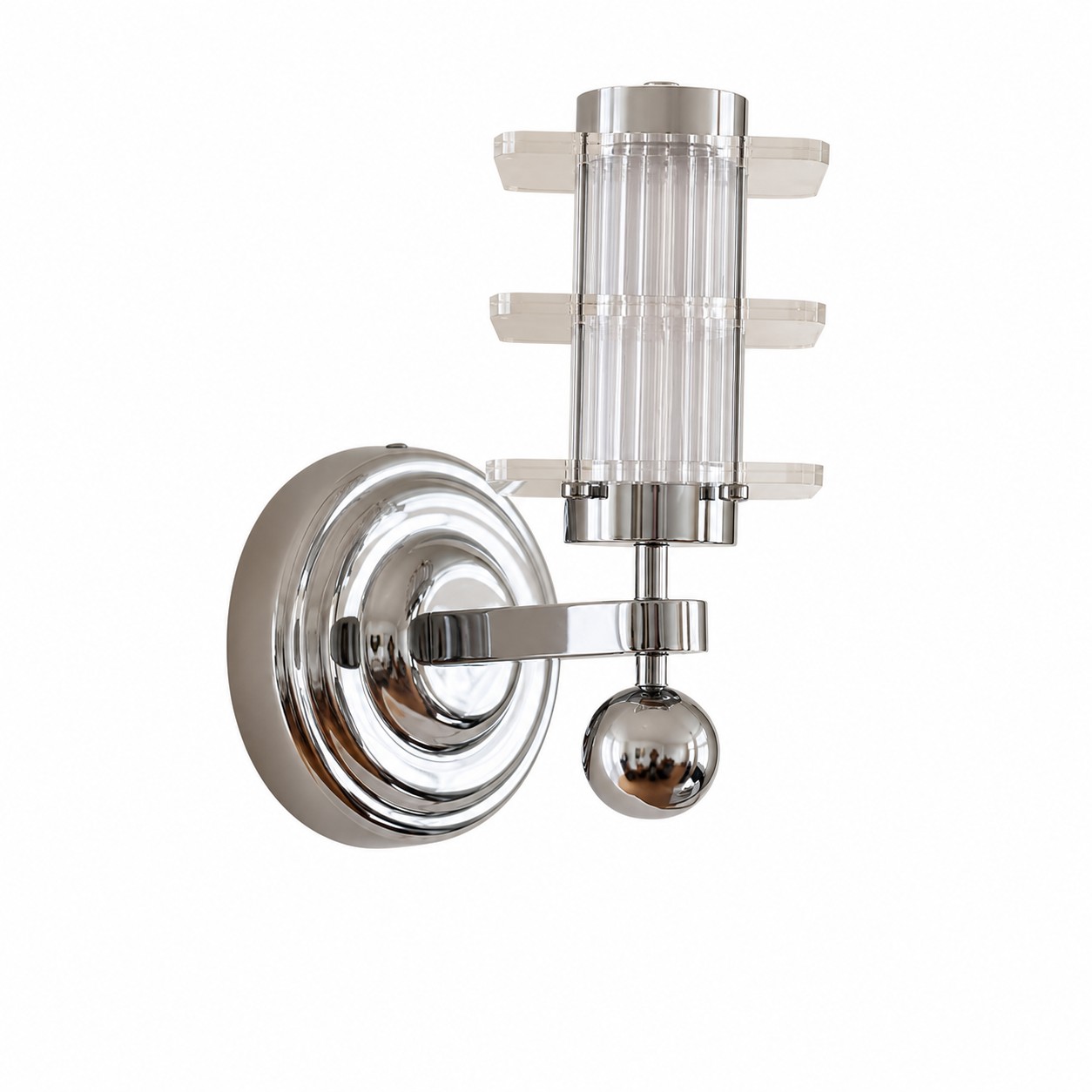 Square clear three-color 16W wall sconce SKU