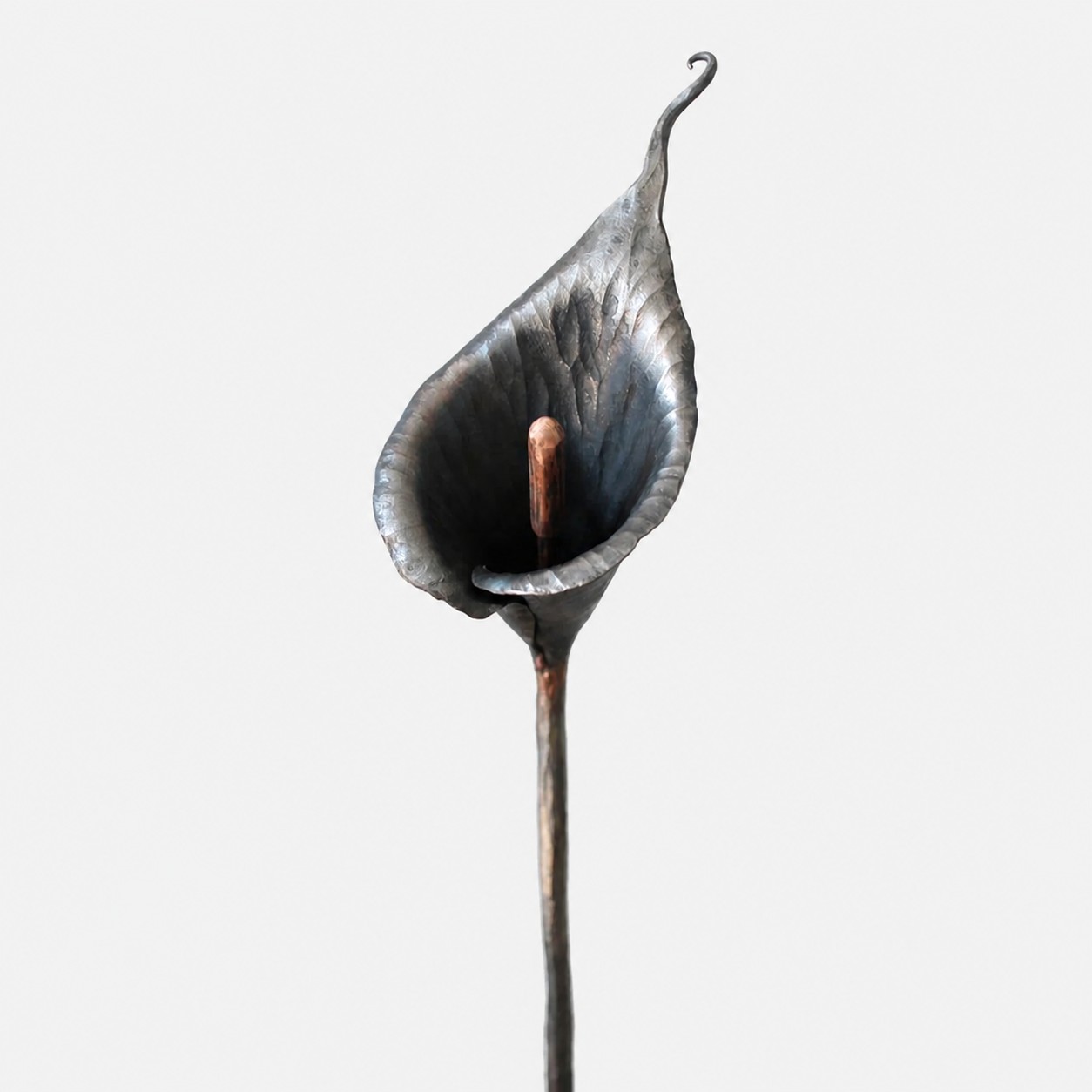 White background representative SKU image of the iron calla lily stem