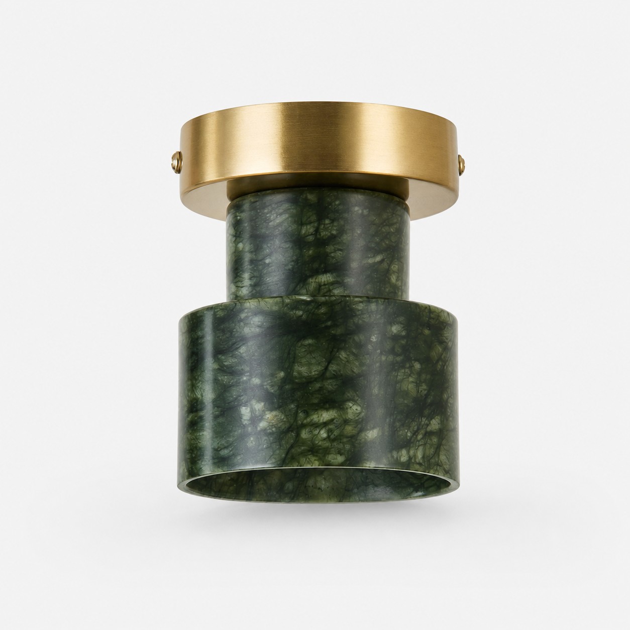 Plafoniera vintage verde giada 1