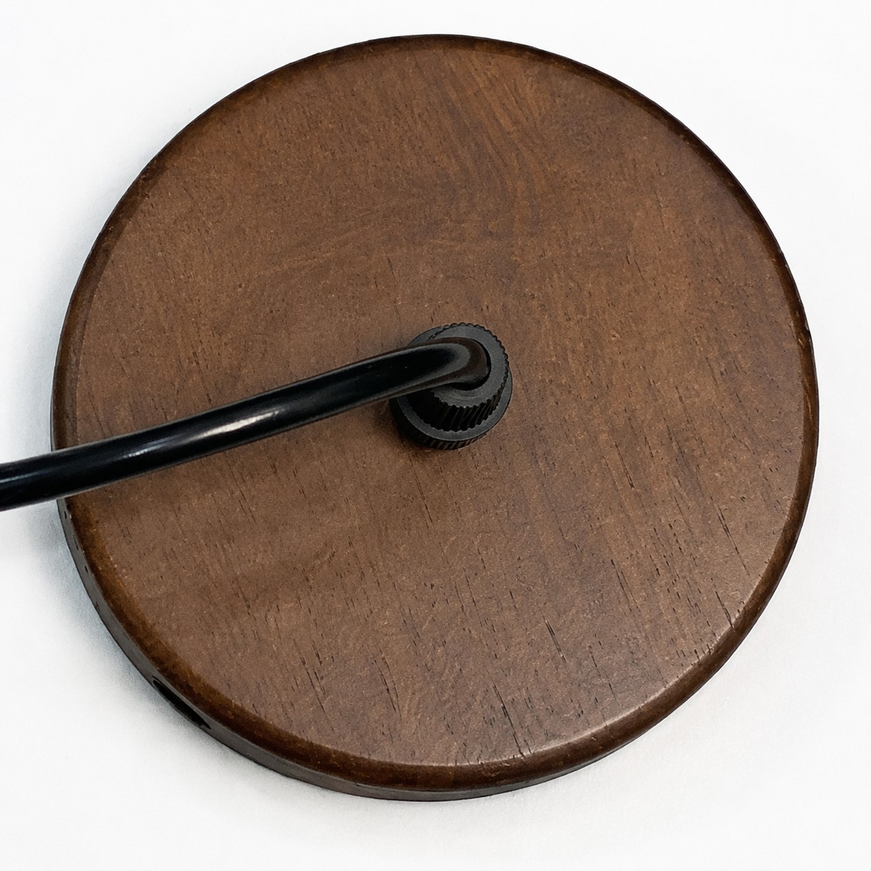 Wood ceiling plate and cord detail