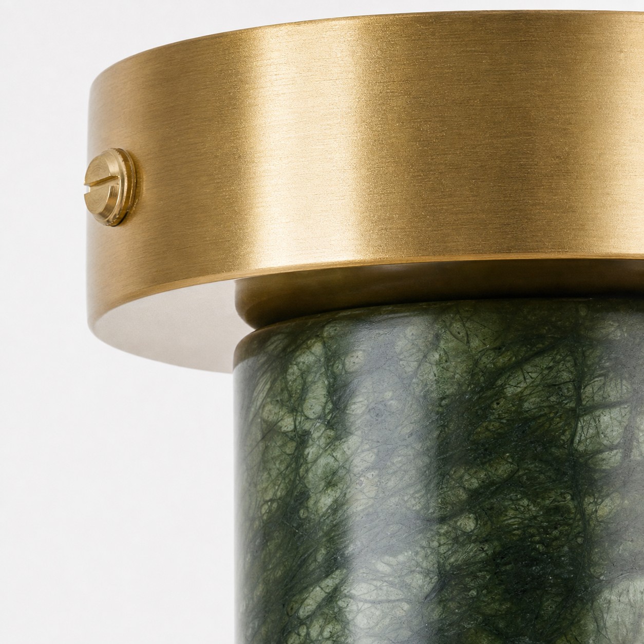 Plafoniera vintage verde giada 3