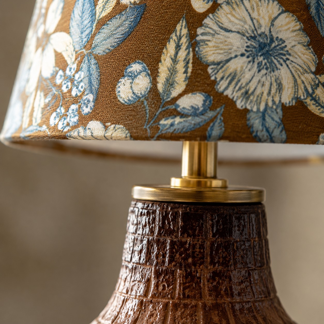 Patterned Fabric Shade