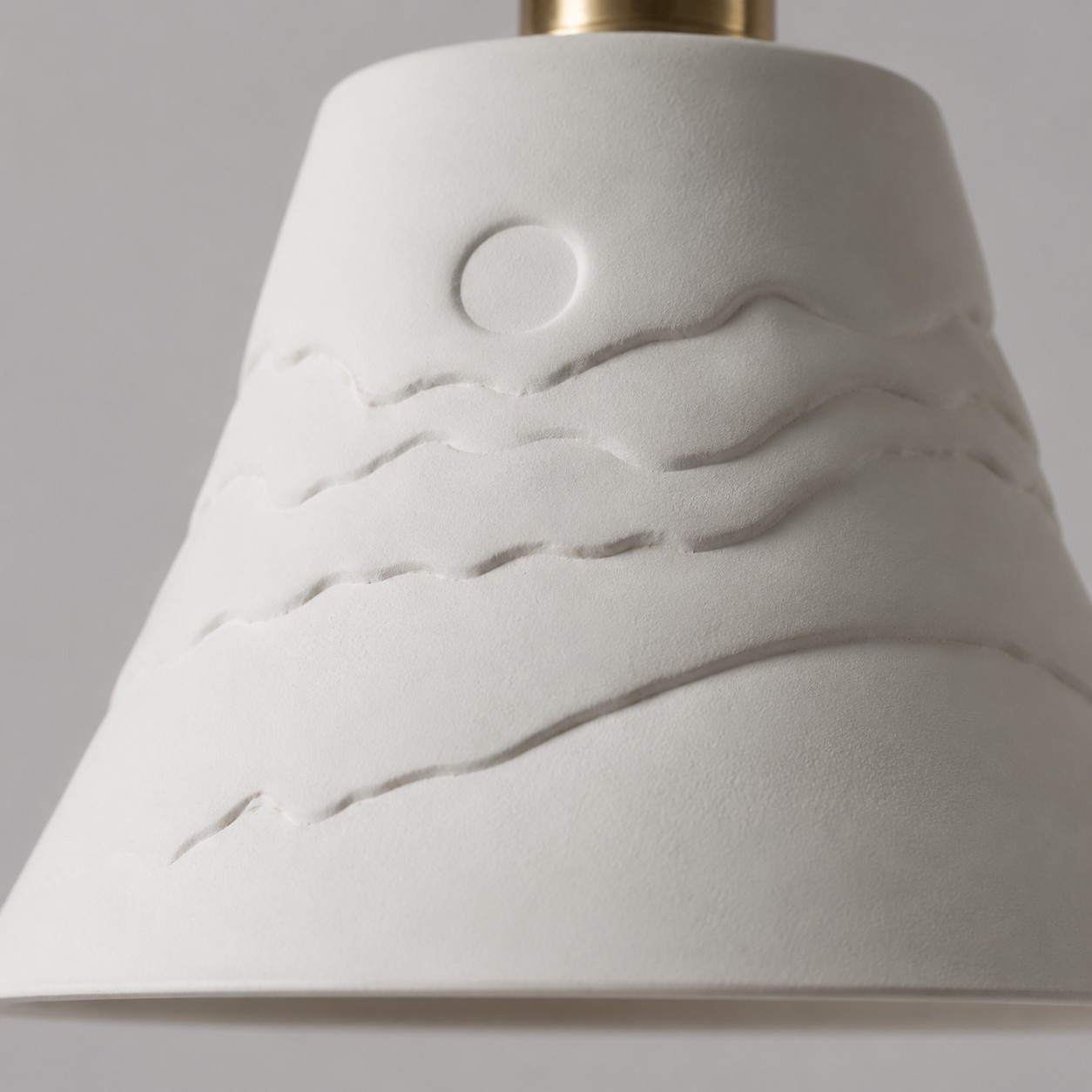Erhöhte Sonnenuntergangsrelief