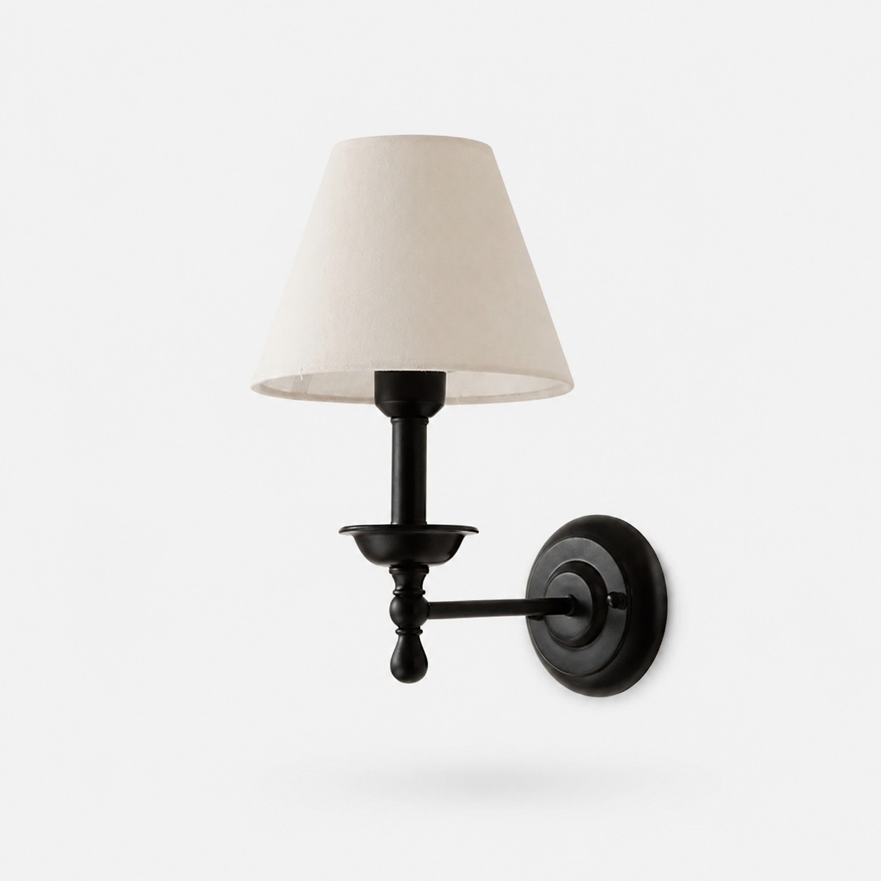Cylindrical / White / Wrought Iron