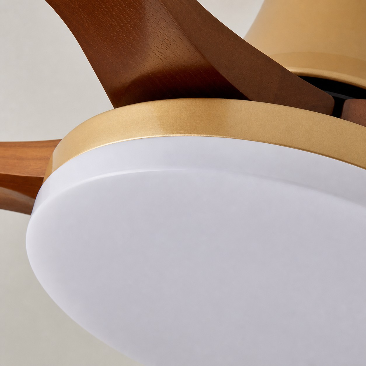 Acrylic LED diffuser close up