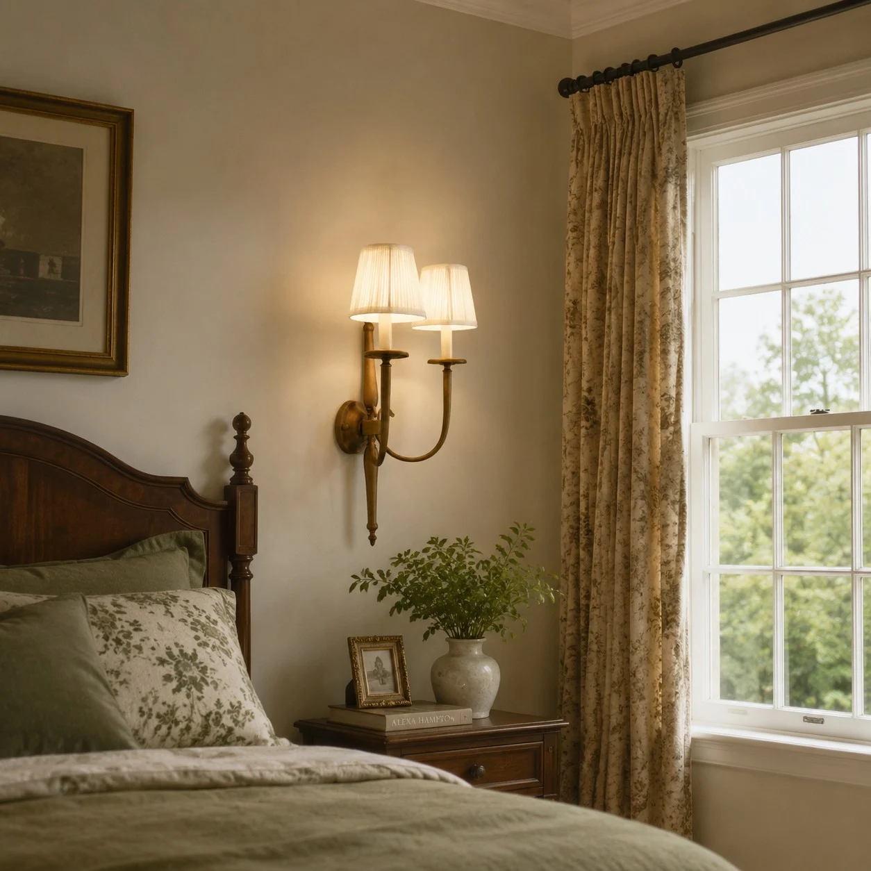 A decorative wall light for layered bedrooms, dining rooms, hallways, and quiet living spaces.
